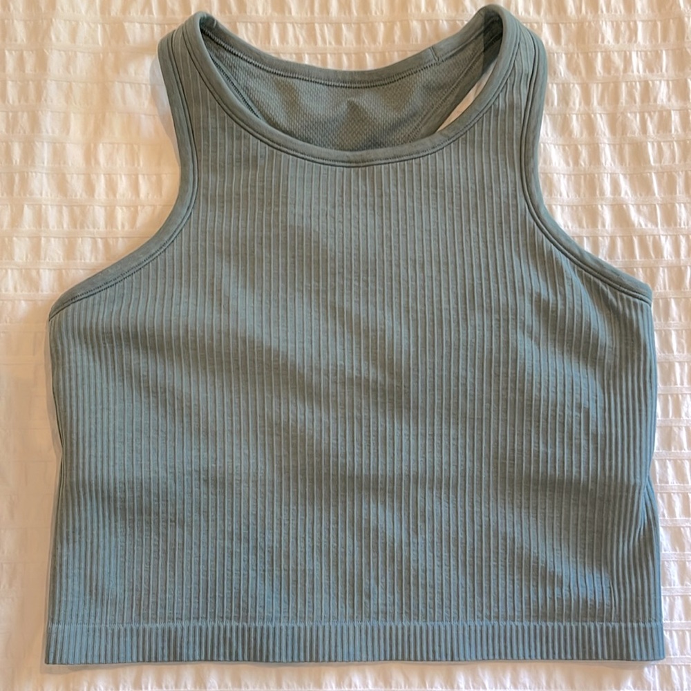 Lululemon Ebb to street cropped racerback tank 10